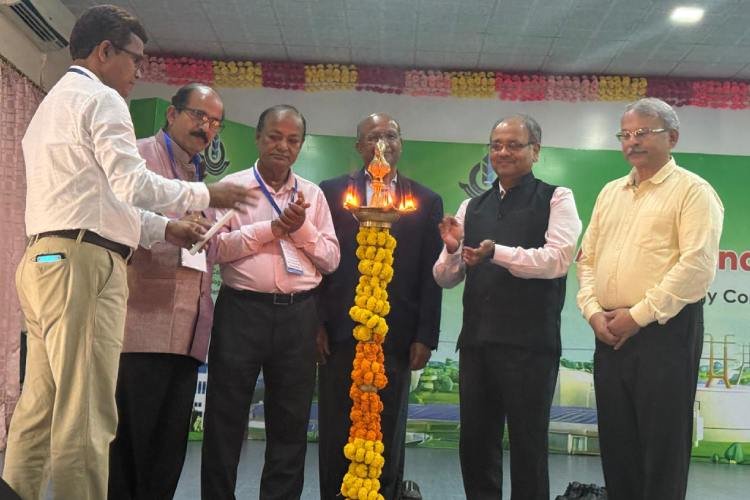 inaugural session of the National Seminar on ‘ Energy Access and Security in Emerging Energy Transition ‘ organised during 17th-18th March , 2025 in the presence of Prof S Karmalkar , Director, IIT Bhubaneswar